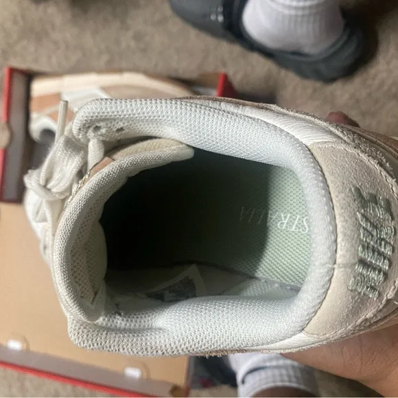 Nike Men's Tan and White Sneakers - Picture 4 of 5